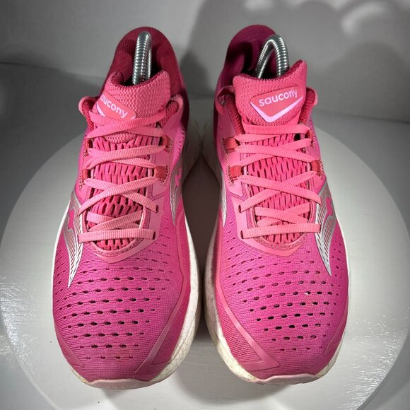 Saucony Endorphin Speed 4 Womens Size 10 Running Shoes Sneakers Pink Gym Walking - Picture 2 of 12